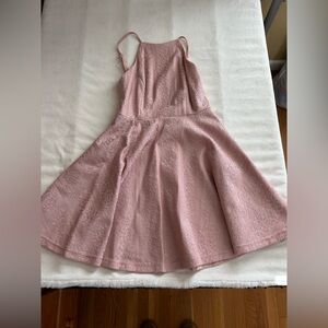 Pink Lace Dress